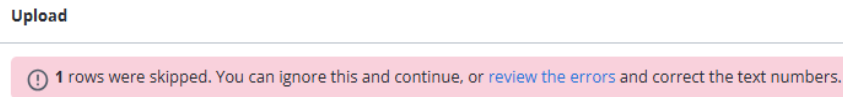 error